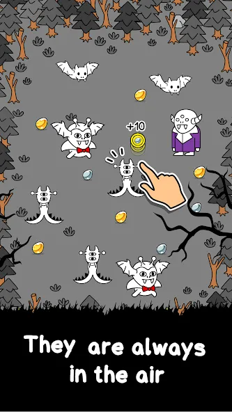 Vampire Evolution: Idle Horror [MOD: безлимитные деньги и прокачка вампира] последняя версия — скриншот 2