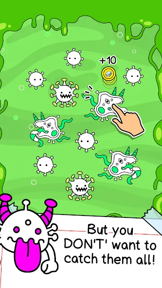 Скачать Virus Evolution: Merge Game [MOD: безлимитные монеты и энергия] — скриншот 2