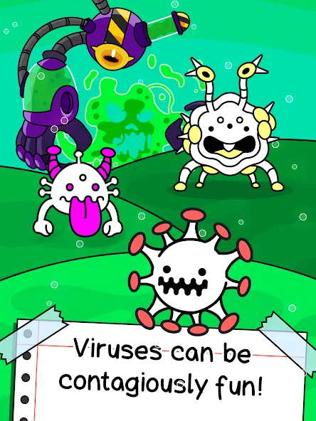 Скачать Virus Evolution: Merge Game [MOD: безлимитные монеты и энергия] — скриншот 5