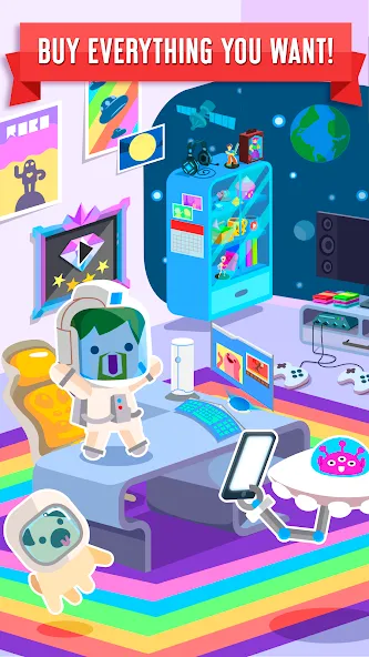 Vlogger Go Viral: Tuber Life [MOD: безлимитные деньги и подписчики] — Скачать бесплатно (APK) — скриншот 3