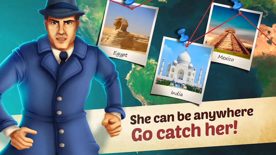 Взломанная Carmen Stories: Detective Game [MOD: безлимитные подсказки и энергия] на Андроид — скриншот 2