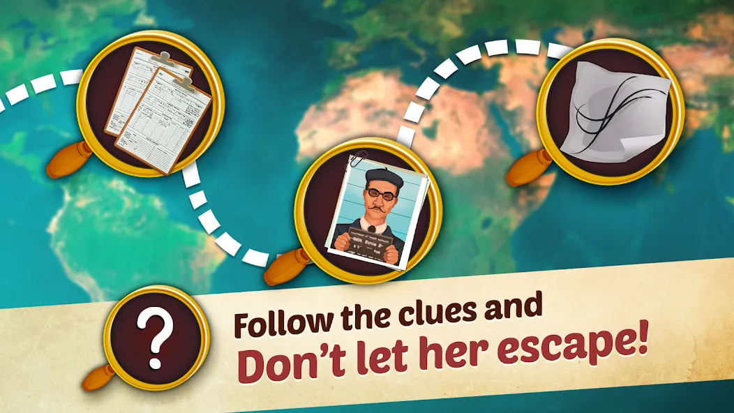 Взломанная Carmen Stories: Detective Game [MOD: безлимитные подсказки и энергия] на Андроид — скриншот 4