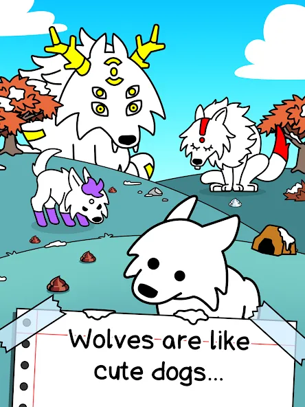 Взломанная Wolf Evolution: Merge Wild Dog [MOD: безлимитные монеты и ускоренное слияние] на Андроид — скриншот 5
