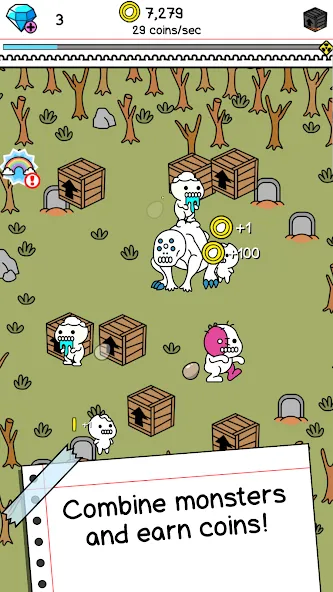Zombie Evolution: Idle Game [MOD: безлимитные монеты и ускоренная эволюция] — Скачать бесплатно (APK) — скриншот 2