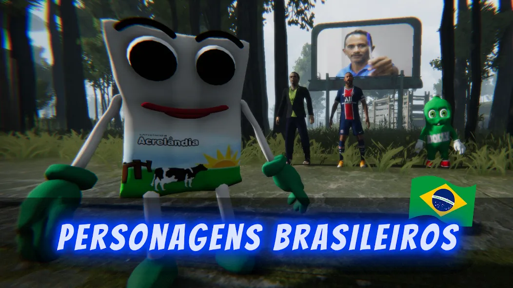 Скачать Nextbots Memes BR: Online/MP [MOD: без рекламы и открыты все карты] на телефон — скриншот 4