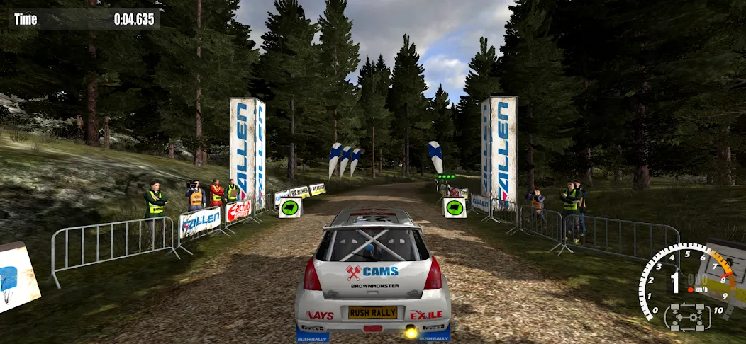 Rush Rally 3 Demo [MOD: безлимитные деньги и все трассы открыты] последняя версия — скриншот 1
