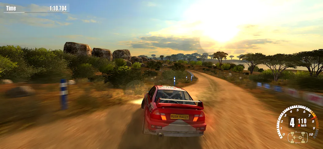 Rush Rally 3 Demo [MOD: безлимитные деньги и все трассы открыты] последняя версия — скриншот 2