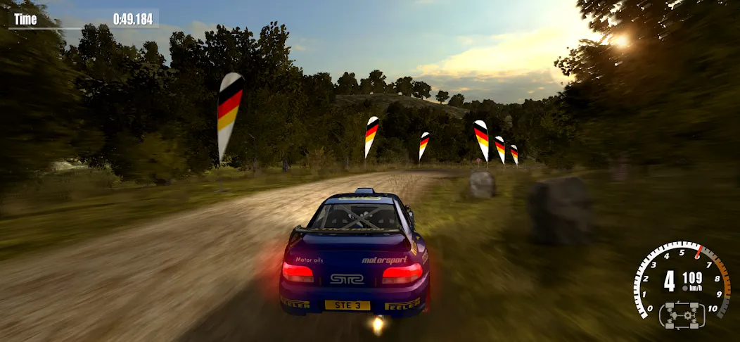 Rush Rally 3 Demo [MOD: безлимитные деньги и все трассы открыты] последняя версия — скриншот 3