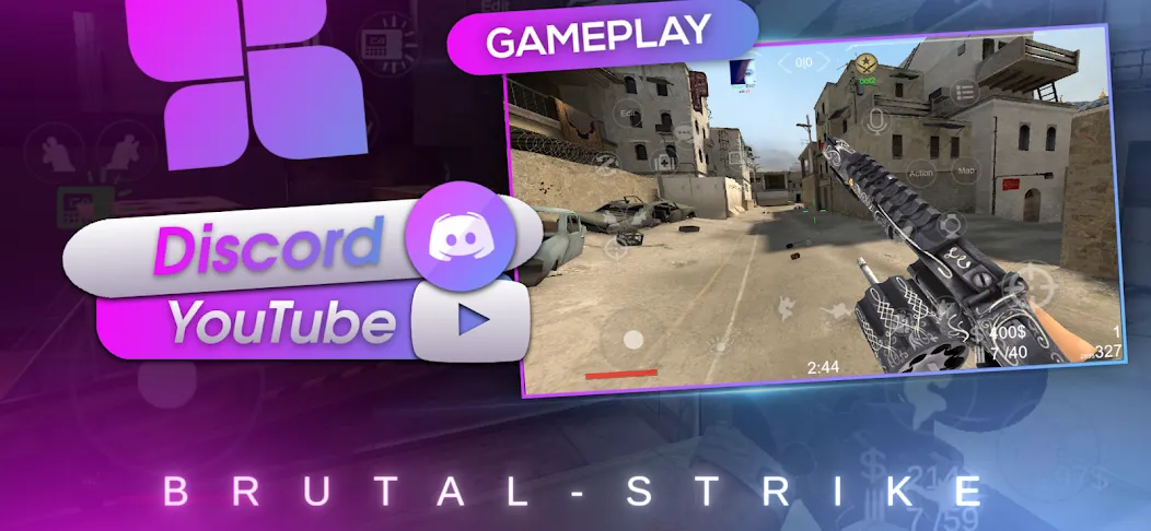 Скачать Brutal Strike [MOD: много денег и все оружие] — скриншот 2