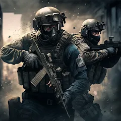 Скачать Brutal Strike [MOD: много денег и все оружие]