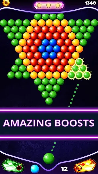 Bubble Shooter Classic [MOD: без рекламы и бесконечные жизни] последняя версия — скриншот 1