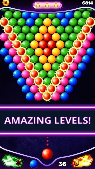 Bubble Shooter Classic [MOD: без рекламы и бесконечные жизни] последняя версия — скриншот 3