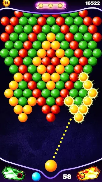 Bubble Shooter Classic [MOD: без рекламы и бесконечные жизни] последняя версия — скриншот 5