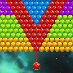 Взломанная Bubble Shooter Space [MOD: безлимитные жизни и усилители] на Андроид