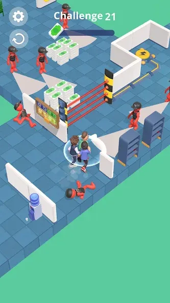 Heist challenge – grab and go [MOD: безлимитные деньги и алмазы] (Бесплатно / APK) — скриншот 4