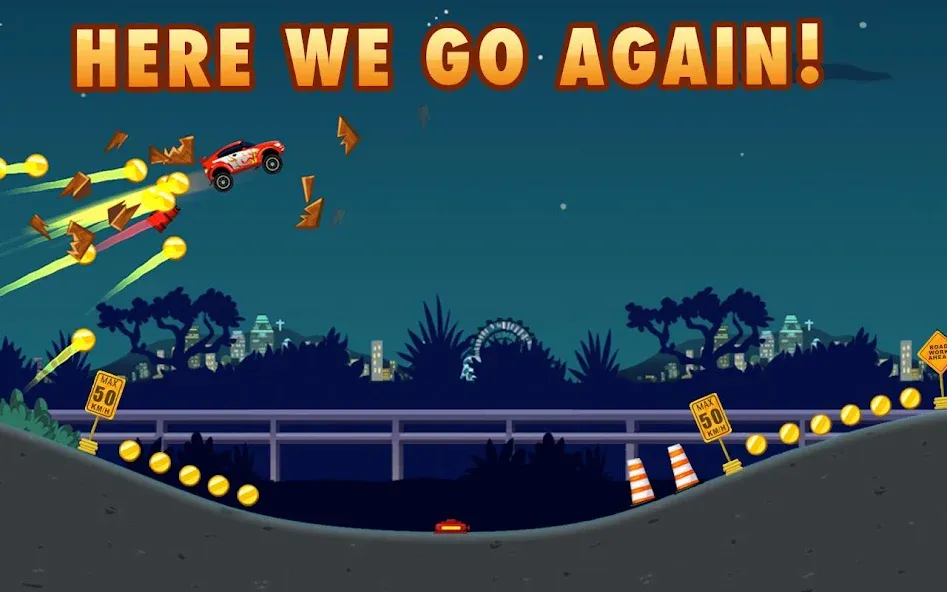 Extreme Road Trip 2 [MOD: безлимитные деньги и топливо] — Скачать бесплатно (APK) — скриншот 1