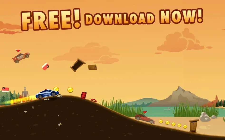 Extreme Road Trip 2 [MOD: безлимитные деньги и топливо] — Скачать бесплатно (APK) — скриншот 5