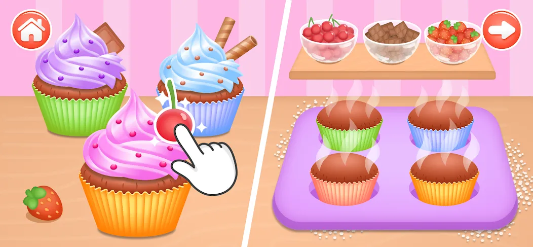 Скачать Kids Cooking Games 2+ Year Old [MOD: все рецепты разблокированы] — скриншот 3