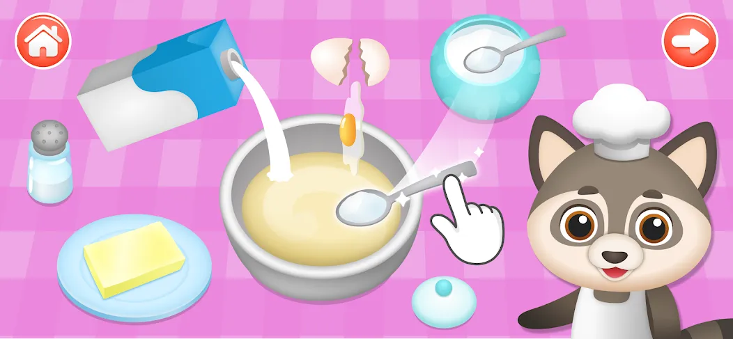 Скачать Kids Cooking Games 2+ Year Old [MOD: все рецепты разблокированы] — скриншот 4
