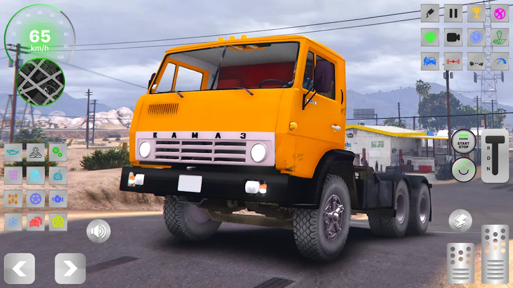 Взломанная KAMAZ: Ultimate Russian Truck [MOD: безлимитные деньги и топливо] на Андроид — скриншот 1