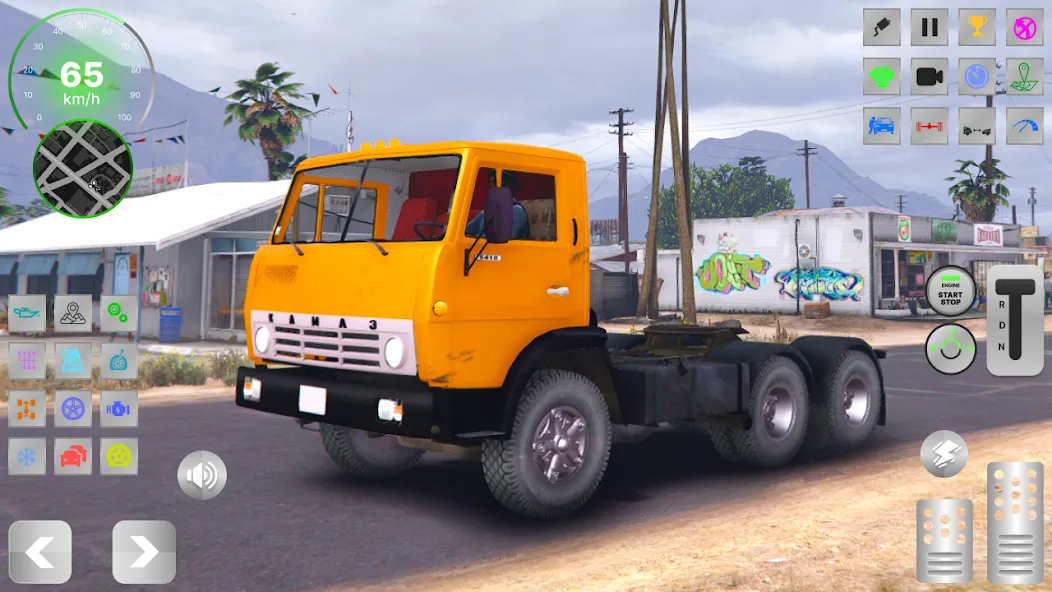 Взломанная KAMAZ: Ultimate Russian Truck [MOD: безлимитные деньги и топливо] на Андроид — скриншот 3