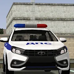 Взломанная Полицейские гонки: ЛАДА Веста [MOD: безлимитные деньги и тюнинг автомобилей] на Андроид