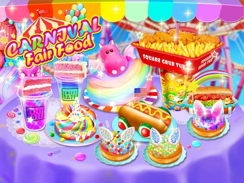 Скачать Unicorn Chef Games for Teens [MOD: безлимитные монеты и все рецепты] — скриншот 1
