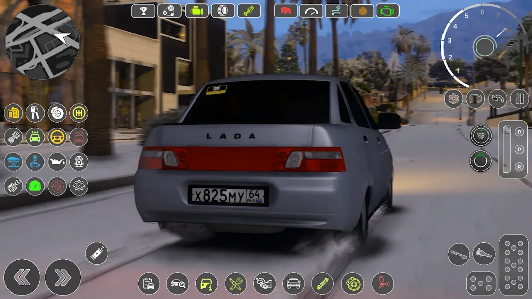 Скачать взлом Lada 2110 Special Unit Race [MOD: безлимитные деньги и все машины] — скриншот 3