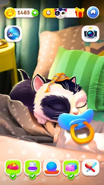 Скачать взлом My Cat - Virtual pet simulator [MOD: безлимитные монеты и алмазы] — скриншот 3