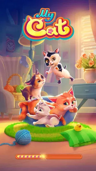 Скачать взлом My Cat - Virtual pet simulator [MOD: безлимитные монеты и алмазы] — скриншот 5
