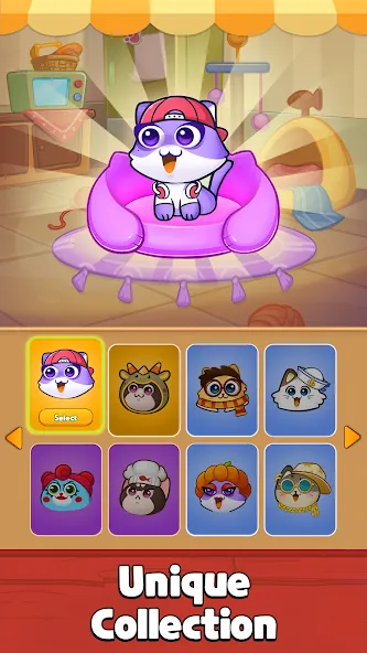 Cat Sort Puzzle: Cute Pet Game [MOD: безлимитные монеты и все уровни] последняя версия — скриншот 5