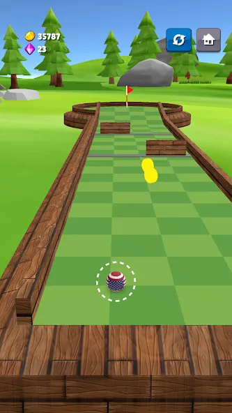 Mini Golf Game - Putt Putt 3D [MOD: безлимитные монеты и открыты все уровни] (Бесплатно / APK) — скриншот 1