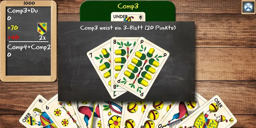 SwissJass+ [MOD: безлимитные подсказки и все колоды] (Бесплатно / APK) — скриншот 3