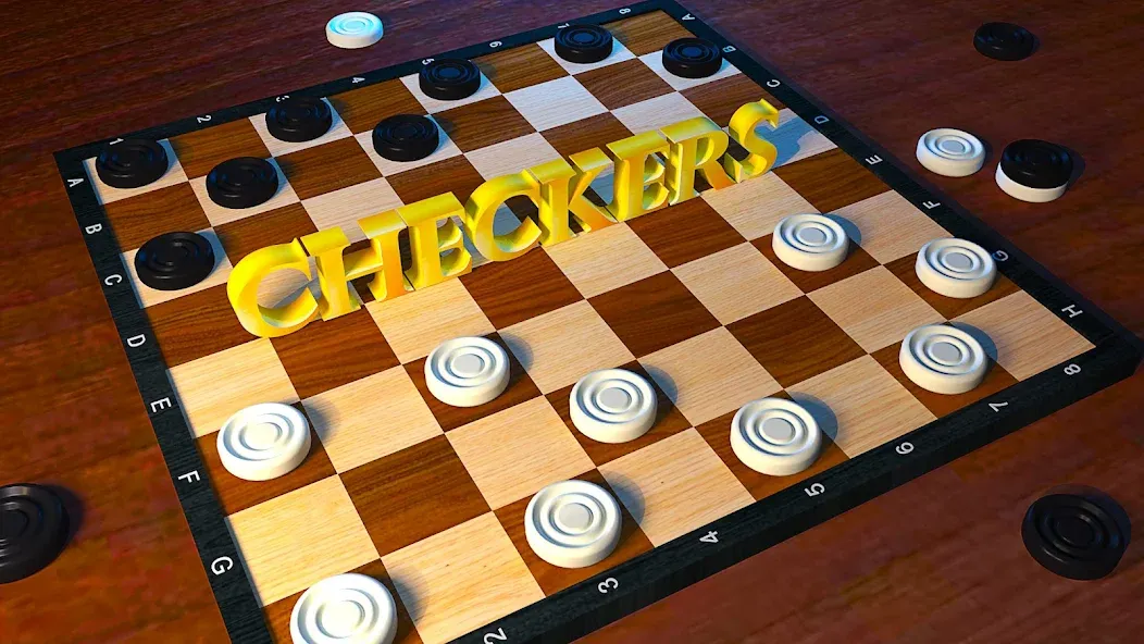 Скачать Checkers: Checkers Online- Dam [MOD: без рекламы и всё открыто] — скриншот 1