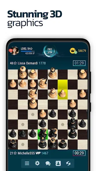 Chess Online [MOD: разблокированы премиум-доски и темы] последняя версия — скриншот 1