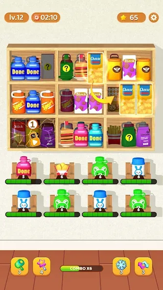 Скачать взлом Goods Sort™ - Sorting Games [MOD: безлимитные деньги и всё открыто] — скриншот 5