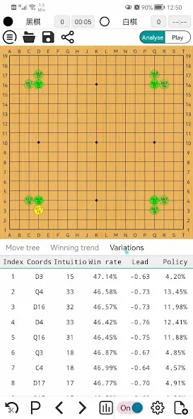 AhQ Go - Strongest Go Game AI [MOD: усиленный искусственный интеллект го] последняя версия — скриншот 2