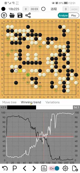AhQ Go - Strongest Go Game AI [MOD: усиленный искусственный интеллект го] последняя версия — скриншот 3