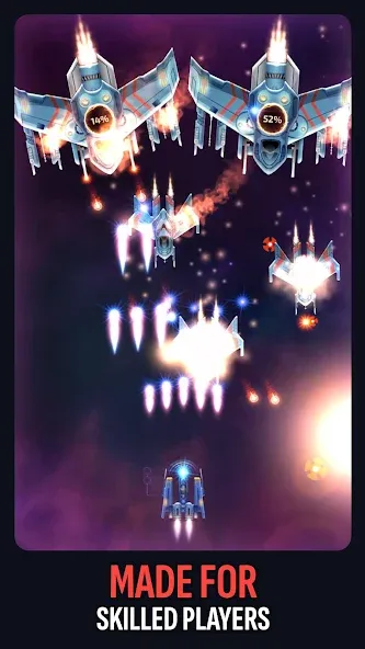 Скачать Galaxy Keeper: Space Shooter [MOD: много денег и всё открыто] на телефон — скриншот 3