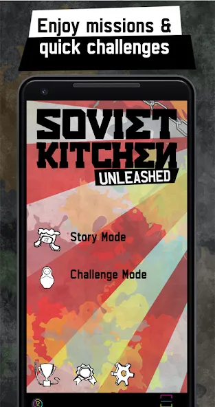 Soviet Kitchen Unleashed [MOD: безлимитные ресурсы и все рецепты открыты] (Бесплатно / APK) — скриншот 1