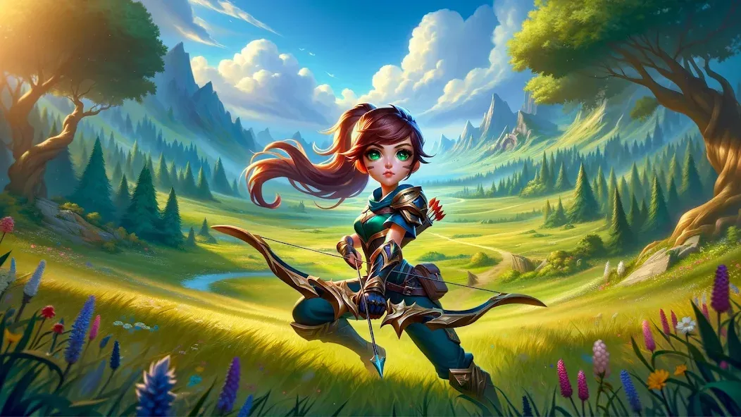 Скачать взлом Archer Hunter - Adventure Game [MOD: безлимитные деньги и здоровье] — скриншот 1