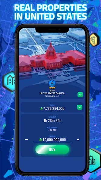 Скачать Landlord Go - Real Estate Game [MOD: безлимитные деньги и недвижимость] на телефон — скриншот 3