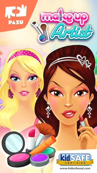 Makeup Girls - Games for kids [MOD: все предметы макияжа разблокированы] (Бесплатно / APK) — скриншот 1