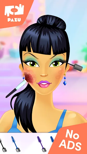 Makeup Girls - Games for kids [MOD: все предметы макияжа разблокированы] (Бесплатно / APK) — скриншот 2