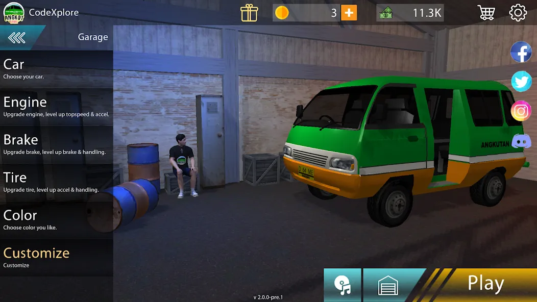 Скачать Angkot d Game [MOD: безлимитные деньги и всё открыто] на телефон — скриншот 1