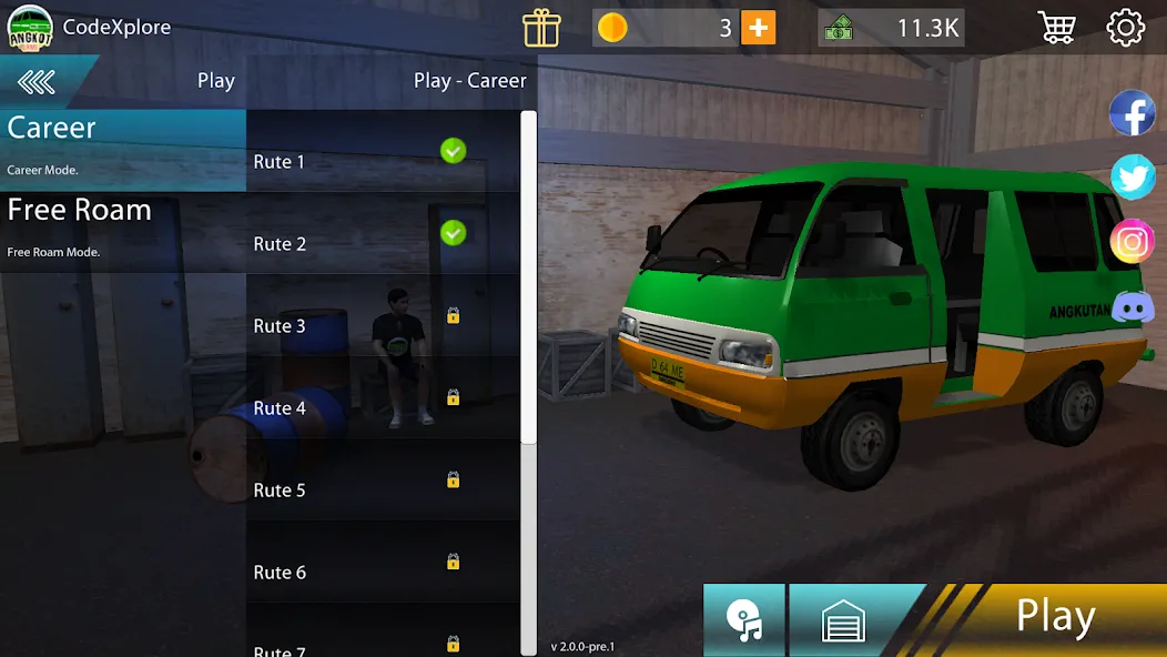 Скачать Angkot d Game [MOD: безлимитные деньги и всё открыто] на телефон — скриншот 3