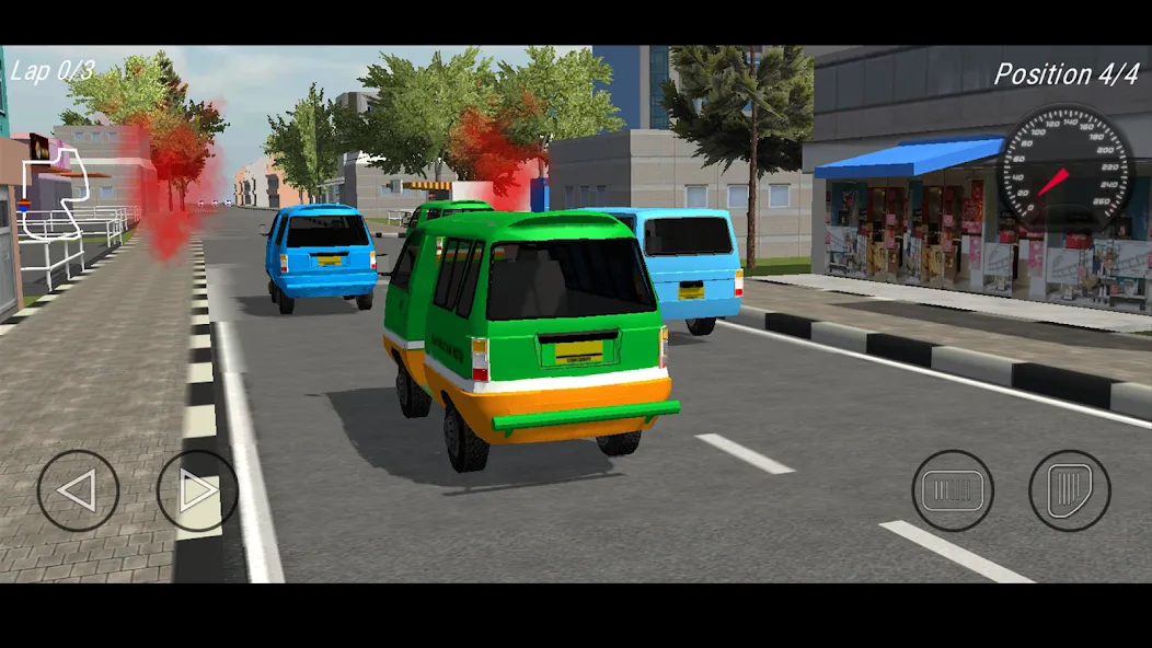 Взломанная Angkot : Street Racing [MOD: безлимитные деньги и все машины открыты] на Андроид — скриншот 1