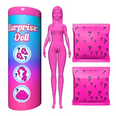 Color Reveal Suprise Doll Game [MOD: безлимитные монеты и все куклы] — Скачать бесплатно (APK)