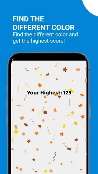 Color Blind Test Game [MOD: улучшенная проверка цветов без ограничений] (Бесплатно / APK) — скриншот 2