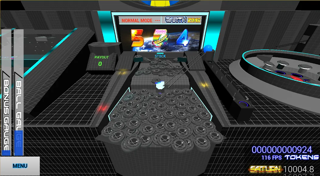 CosmoSpiral(メダルゲーム] [MOD: безлимитные монеты и бонусы] (Бесплатно / APK) — скриншот 1